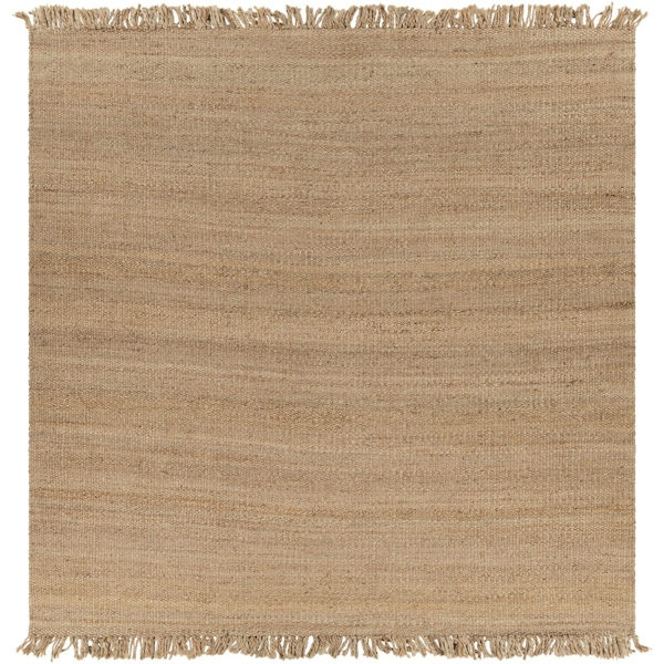 Livabliss Jute JUTE NATURAL Handmade Area Rug J-8SQ - main